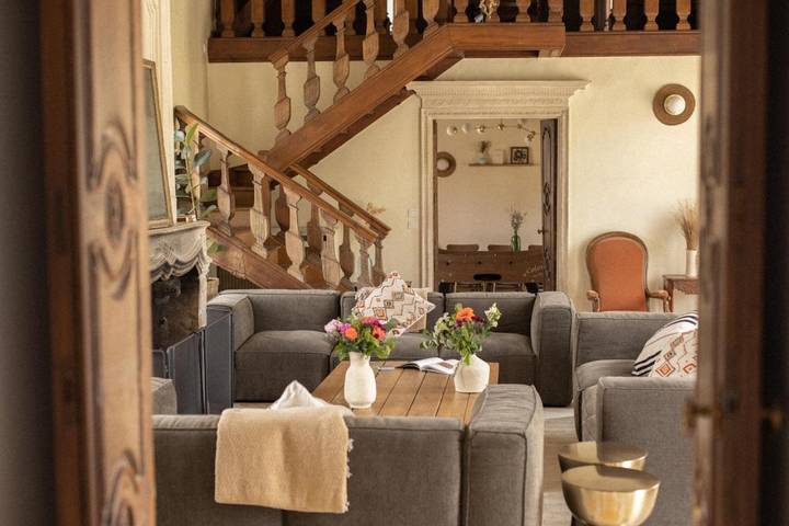 Villa pour 15 personnes, avec vue et terrasse ainsi que jardin et piscine, animaux acceptés dans Yvelines - 3