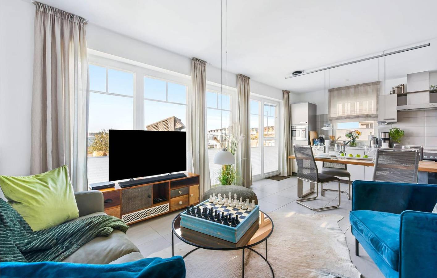 Appartement mit Meerblick und Strandzugang in Olpenitz, Kappeln