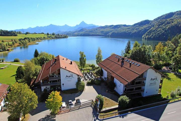 Ferienhaus für 3 Personen, mit Balkon und Terrasse sowie Garten und Kinderpool am Weißensee