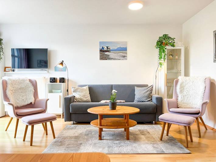 Ferienwohnung für 4 Personen, mit Balkon und Sauna