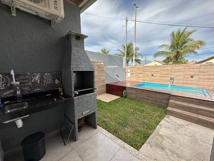 Casas e apartamentos de temporada para 6 pessoas, com jardim e piscina e ainda balcão, com animais de estimação em São João da Barra