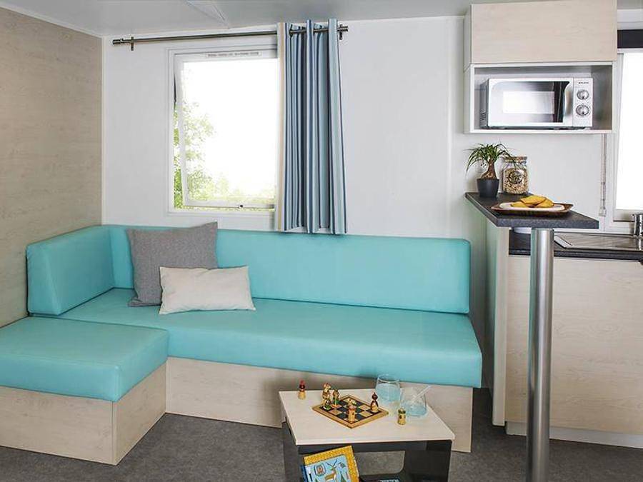 Camping Le Palace - Mobilhome 6 personnes - Mobil-home | Comfort | 3 Ch. | 6 Pers. | Terrasse simple in Soulac-sur-Mer, Région de Lesparre-Médoc