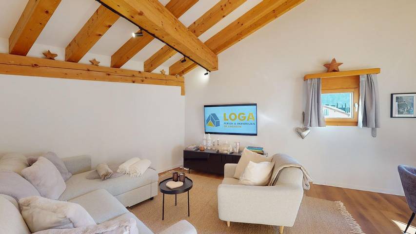 Ferienwohnung für 4 Personen, mit Balkon und Ausblick in Sils im Engadin/Segl - 2