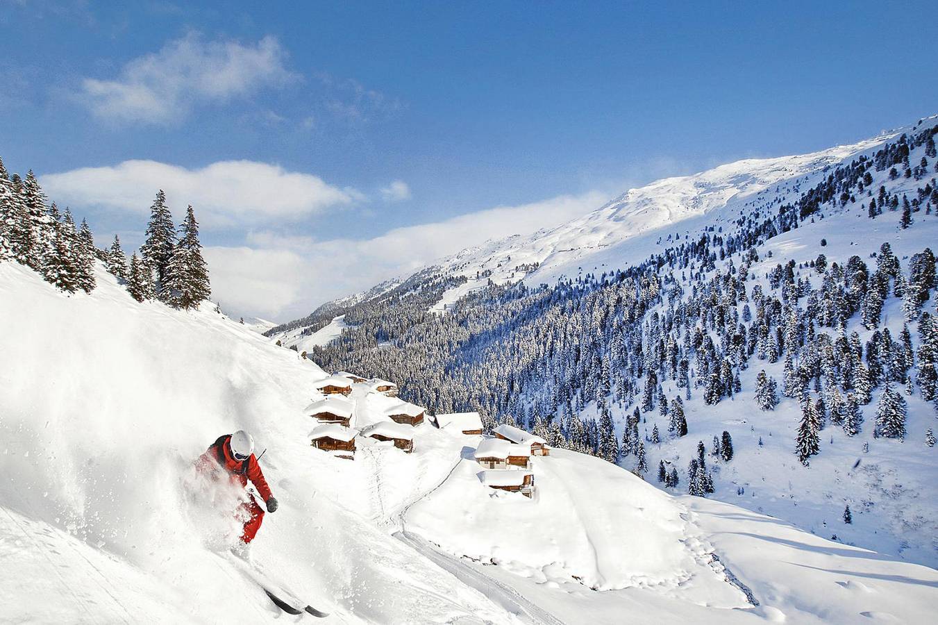 Hütte Hochfügen an der Skipiste in Hochfügen, Ski-Optimal Hochzillertal