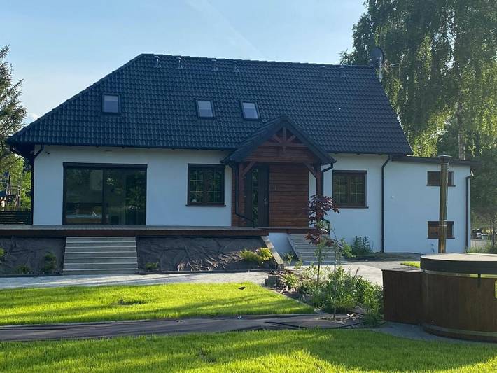 Apartament wakacyjny dla 16 osób, z Jacuzzi i Ogród oraz Sauna w Śniardwy