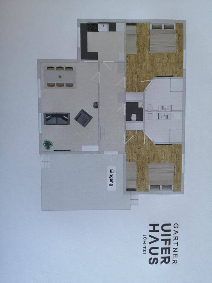 Location de vacances pour 3 personnes, avec jardin ainsi que vue et piscine à Illmitz - 3