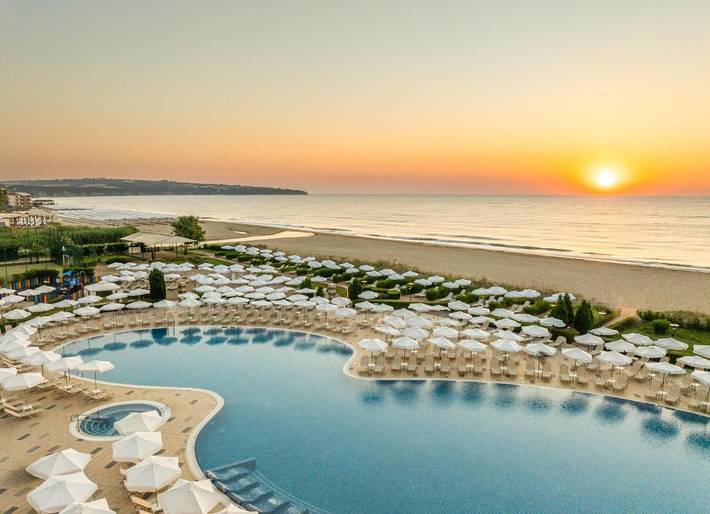 Hotel dla 2 osób, z Balkon i Taras oraz Jacuzzi i Ogród w Obzor