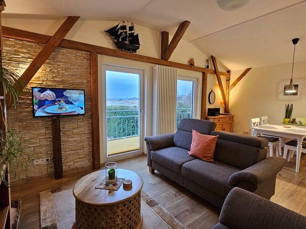 Apartamento vacacional entero, Ferienhof Schilfmeer - Fewo "Heuboden" in Körkwitz, Ribnitz-Damgarten