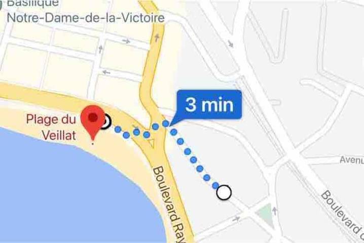 Gîte pour 4 personnes, avec terrasse, animaux acceptés dans Plage Beau Rivage Saint Raphael - 3