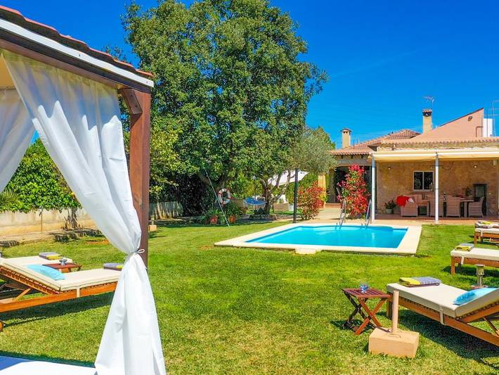 Finca Alegre, Ferienhaus mit Garte und Pool, Lloseta, Mallorca in Lloseta, Mallorca Inselmitte