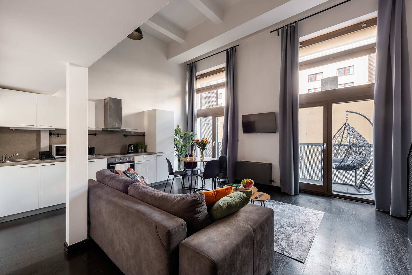 Appartement entier, Modern Loft with Balcony Close to City Center in Prague, Bohême centrale