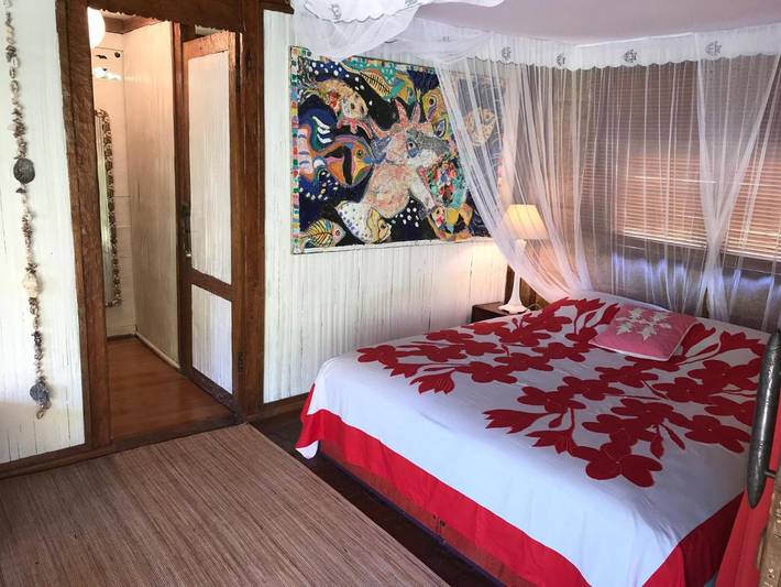 Maison de vacances pour 4 personnes, avec piscine ainsi que vue et jardin, animaux acceptés dans Polynésie française - 4