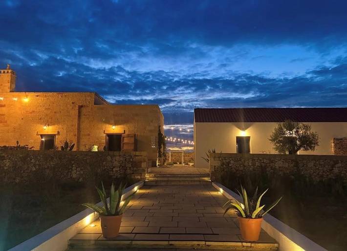 Appartamento per 4 persone, con panorama e piscina nonché piscina per bambini e giardino a Copertino