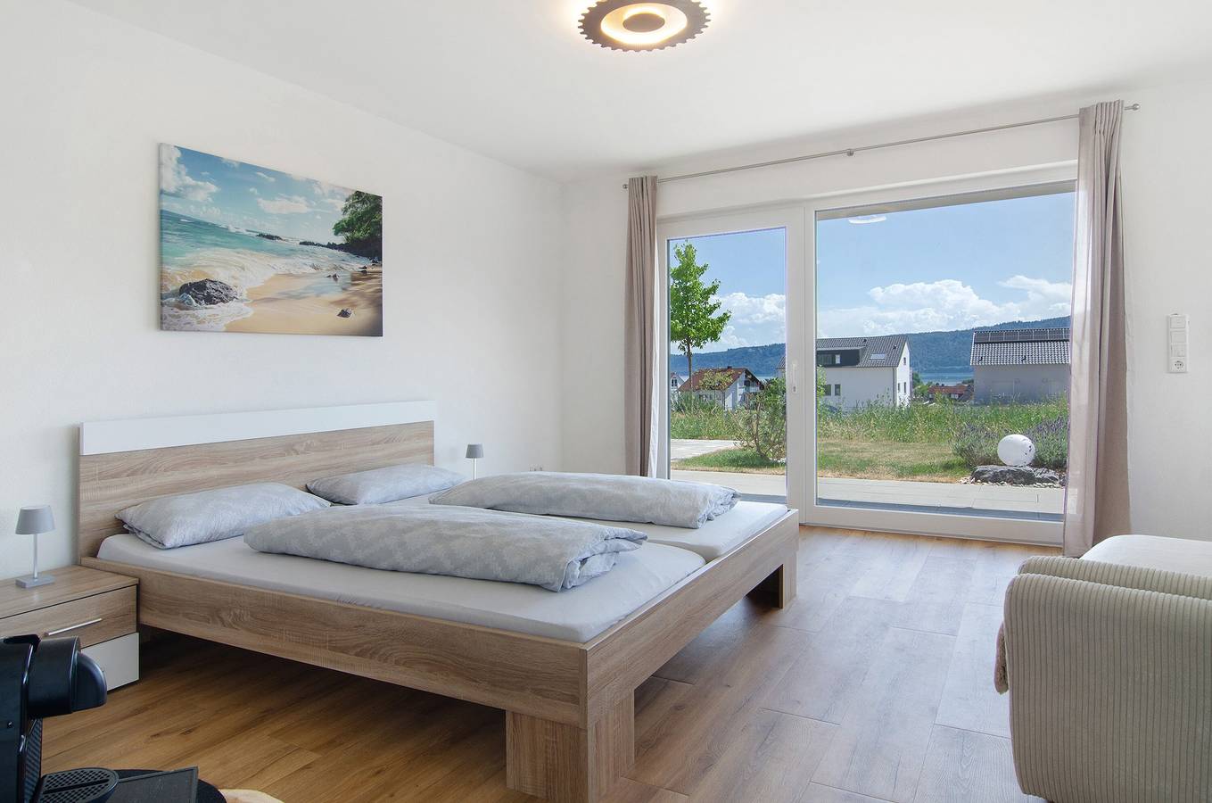 Ferienwohnung Aura mit Terrasse, Garten und Wi-Fi in Bodman-Ludwigshafen, Landkreis Konstanz