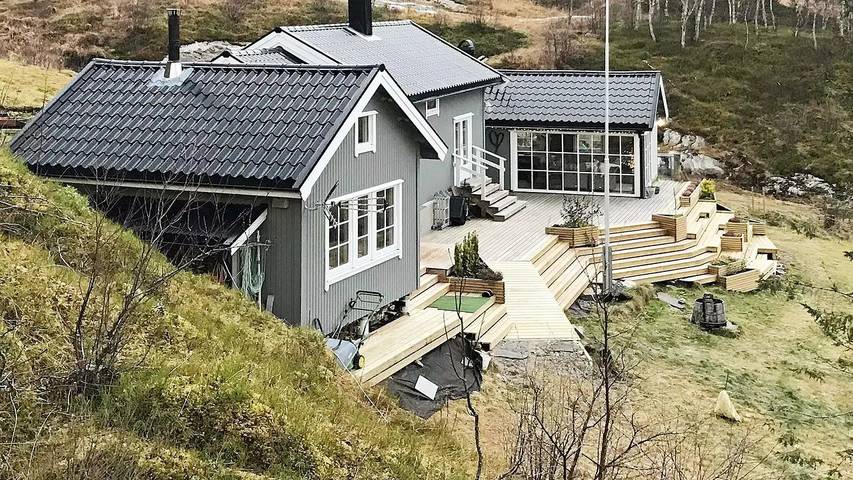 Ferienhaus für 7 Personen, mit Terrasse und Sauna in Nord-Norwegen - 4