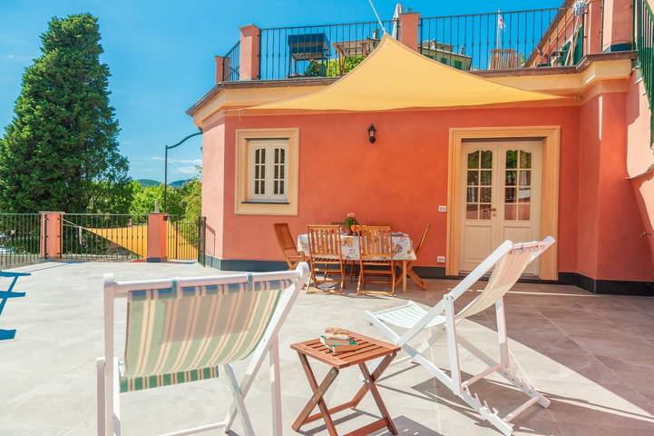 Ferienwohnung für 5 Personen, mit Balkon und Terrasse sowie Garten in Levanto Kommune