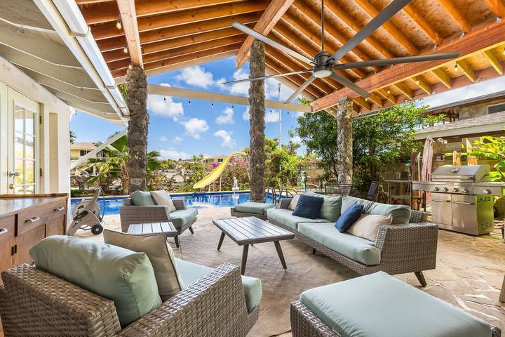 Location de vacances pour 8 personnes, avec jardin ainsi que piscine et terrasse à Honolulu - 2