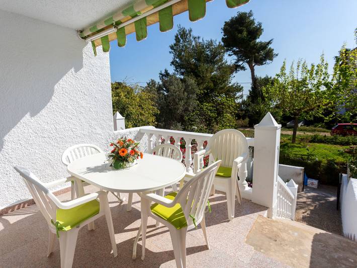 Maison de vacances pour 6 personnes, avec Balcon ainsi que Terrasse et Jardin à Alcossebre