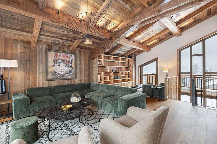 Chalet pour 10 personnes, avec balcon dans Courchevel 1300 (Le Praz)