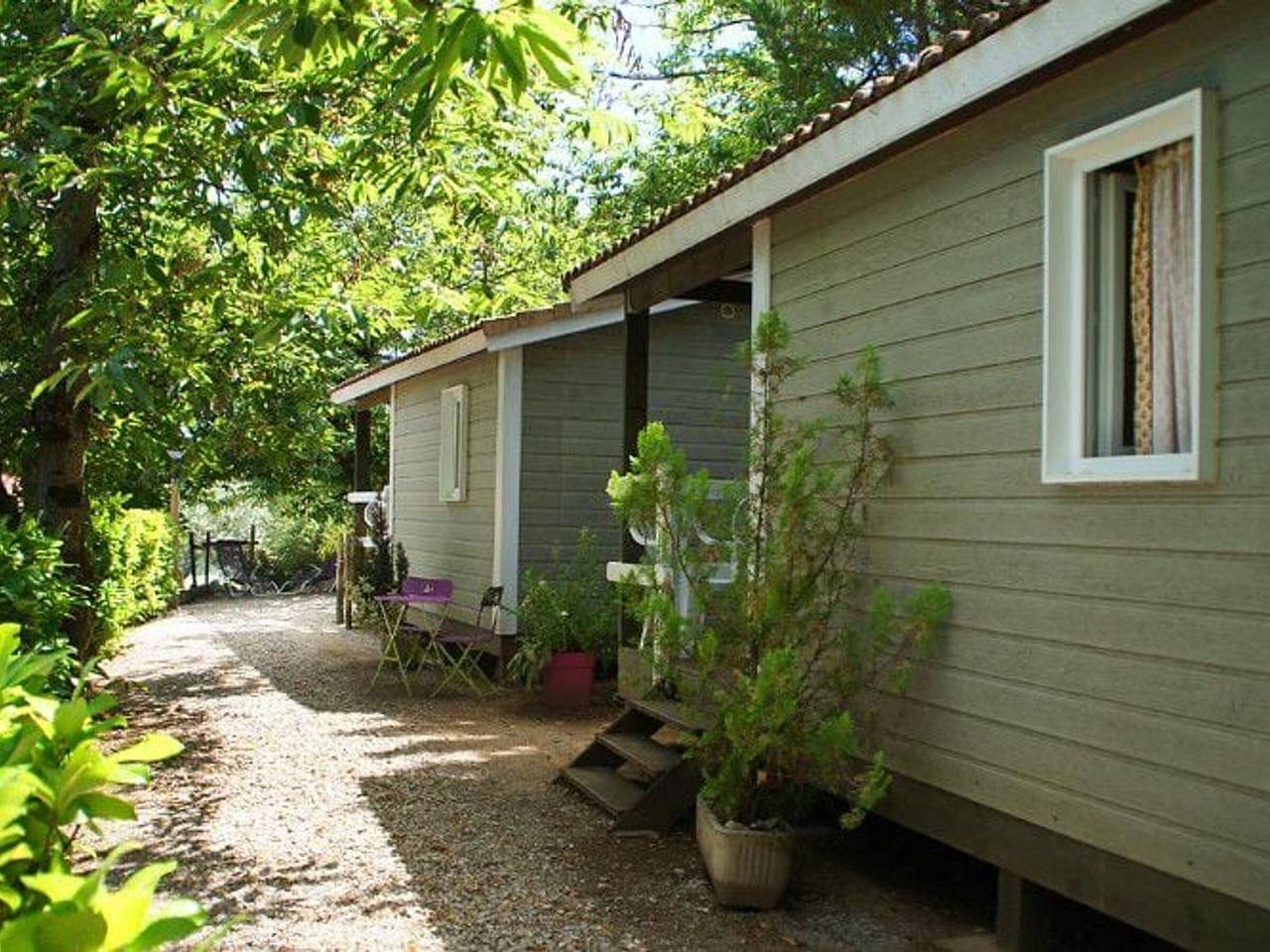 Chalet avec Terrasse pour 4 personnes à Ribes in Ribes, Parc naturel régional des Monts d'Ardèche