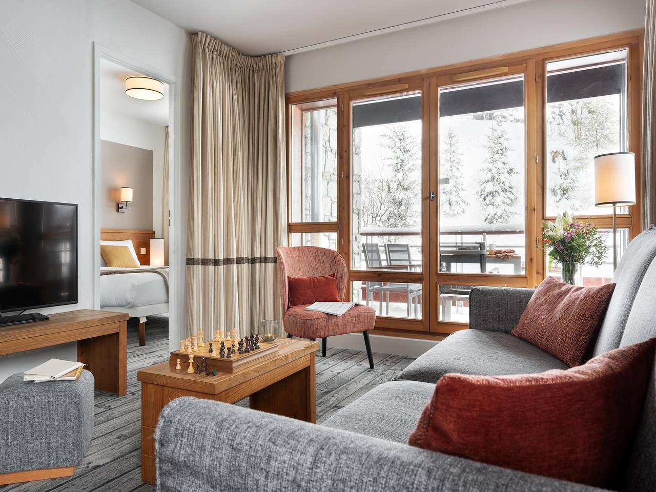 Appartement entier, Escapade pittoresque en montagne pour 6 personnes in Flaine, Arâches-la-Frasse