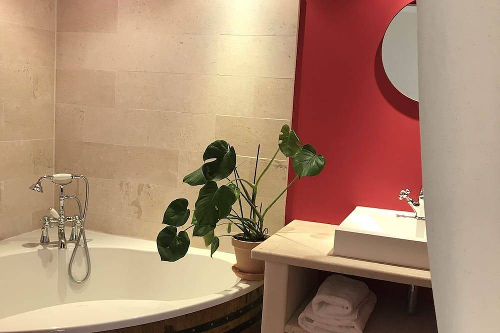 Heart of Goudargues duplex apartment terrace plancha air conditioning dog on request in Goudargues, Nimes und Umgebung