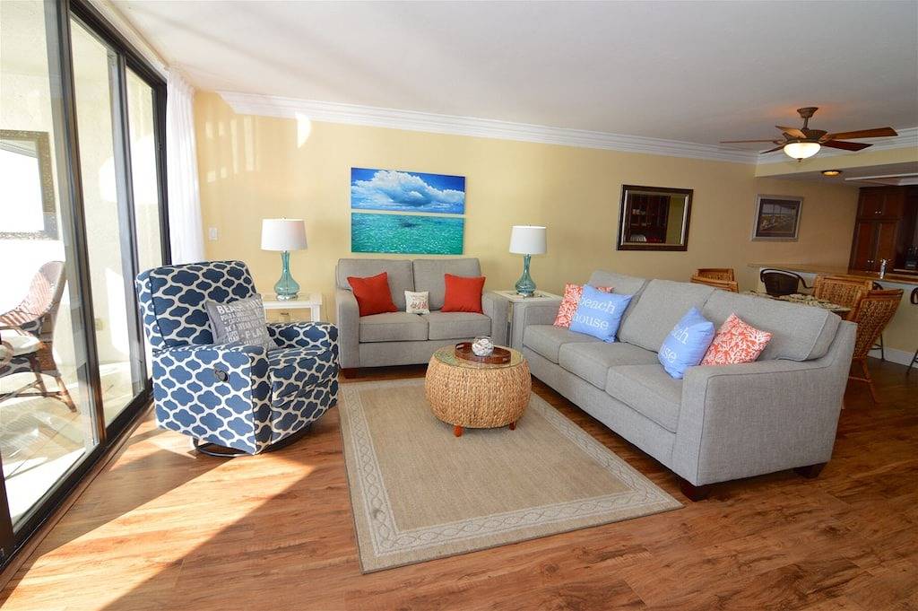 Ganze Wohnung, Wohnung mit Blick auf den Strand und das Wasser im Sanibel Harbour Resort - 6. Etage in Punta Rassa, Southwest Florida