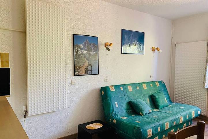 Entire apartment, Cozy studio for 2 near slopes in Pra-Loup in Pra-Loup, Uvernet-Fours