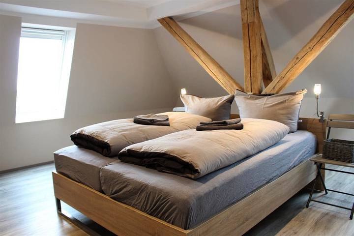 Ferienwohnung für 6 Personen, mit Terrasse und Garten sowie Ausblick in Tetenbüll