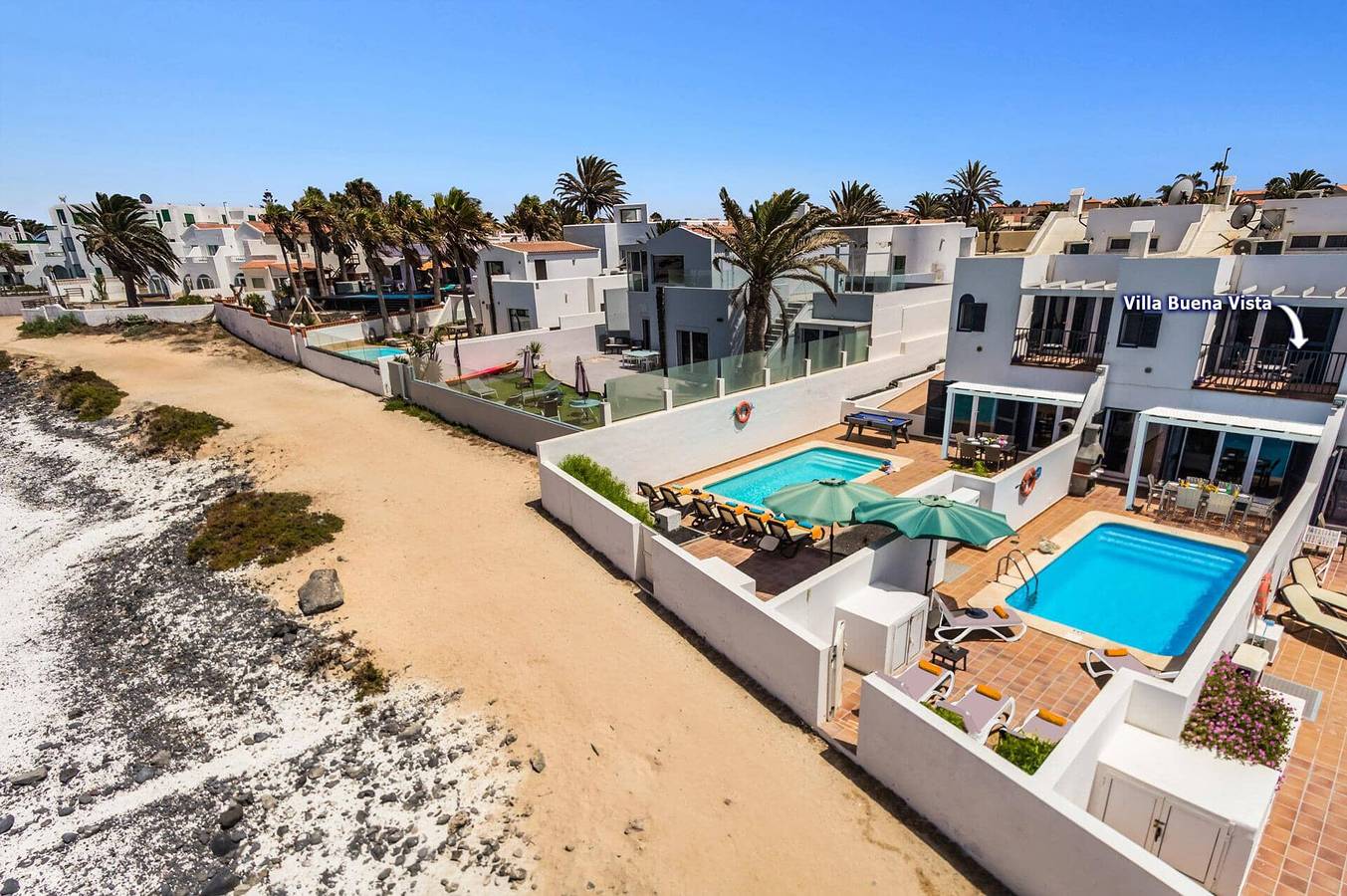 Villa für 5 Personen mit Garten in Bajo del Medio (La Oliva), La Oliva