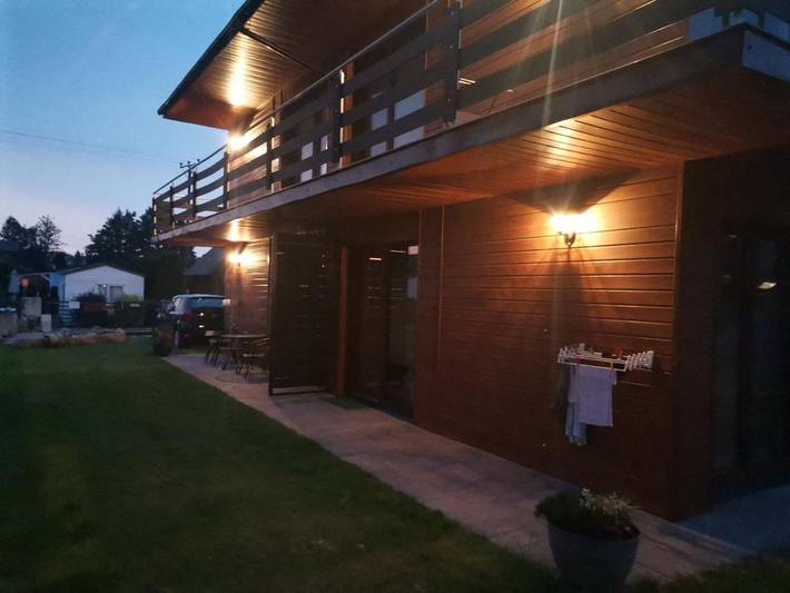 Apartament wakacyjny dla 4 osób, z Balkon i Taras w Chłopy