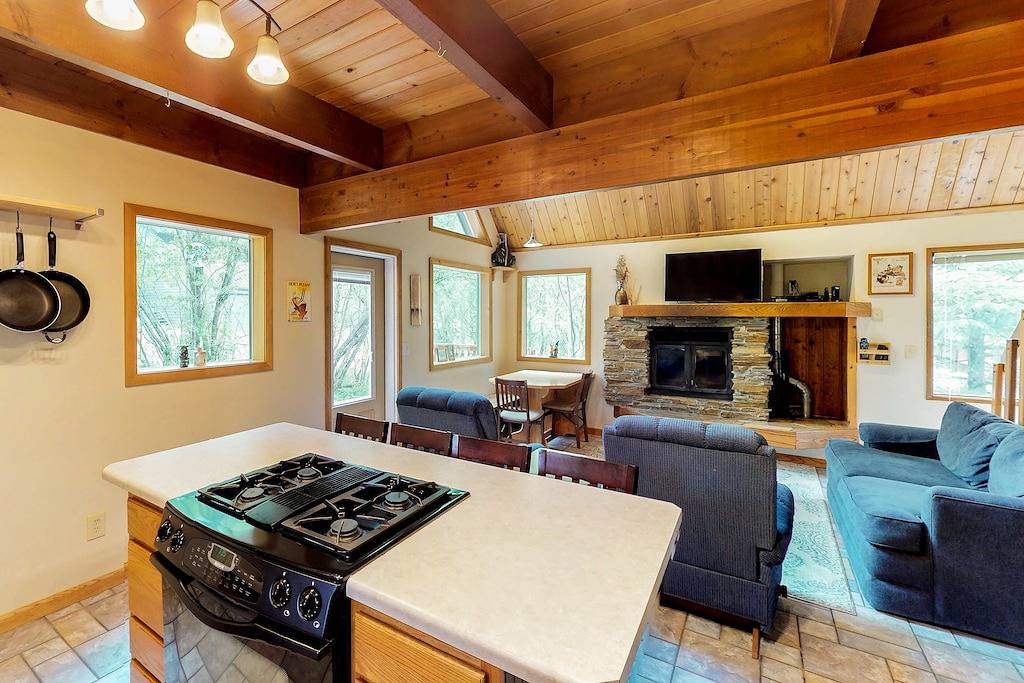 Gemütliches Chalet mit privatem Whirlpool und Blick - zu den Skipisten gehen, Hunde willkommen in Girdwood, Anchorage