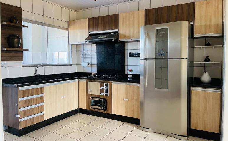 Casas e apartamentos de temporada para 4 pessoas, com vista e balcão no Mato Grosso