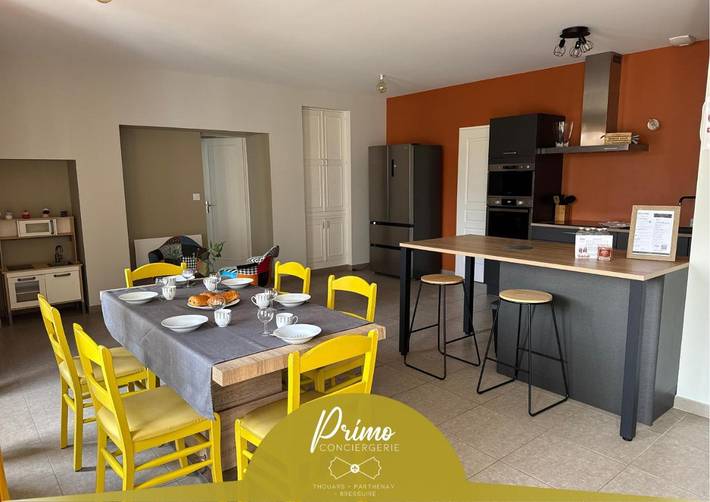 Maison de vacances pour 10 personnes, avec jardin, animaux acceptés