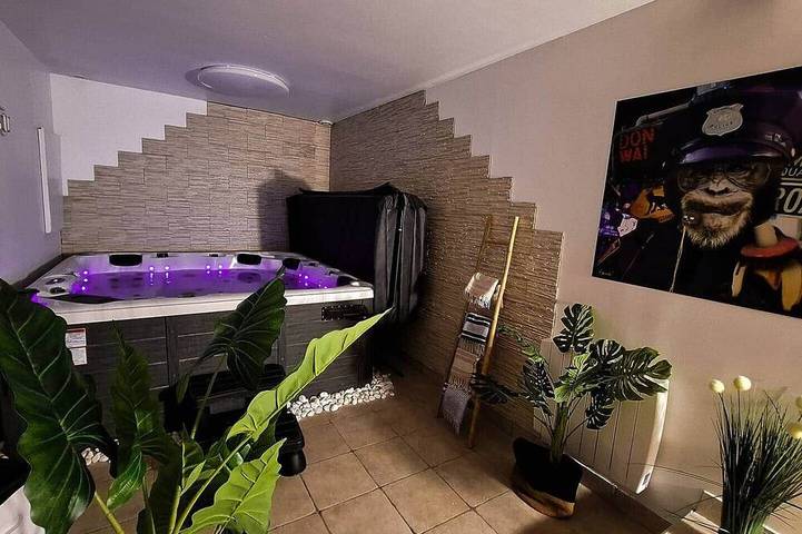 Appartement de vacances pour 4 personnes, avec Balcon et Jacuzzi