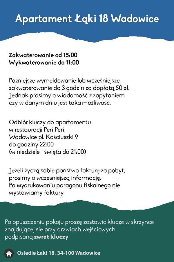 Cały apartament, Apartment - Ground Floor in Wadowice, Małopolska