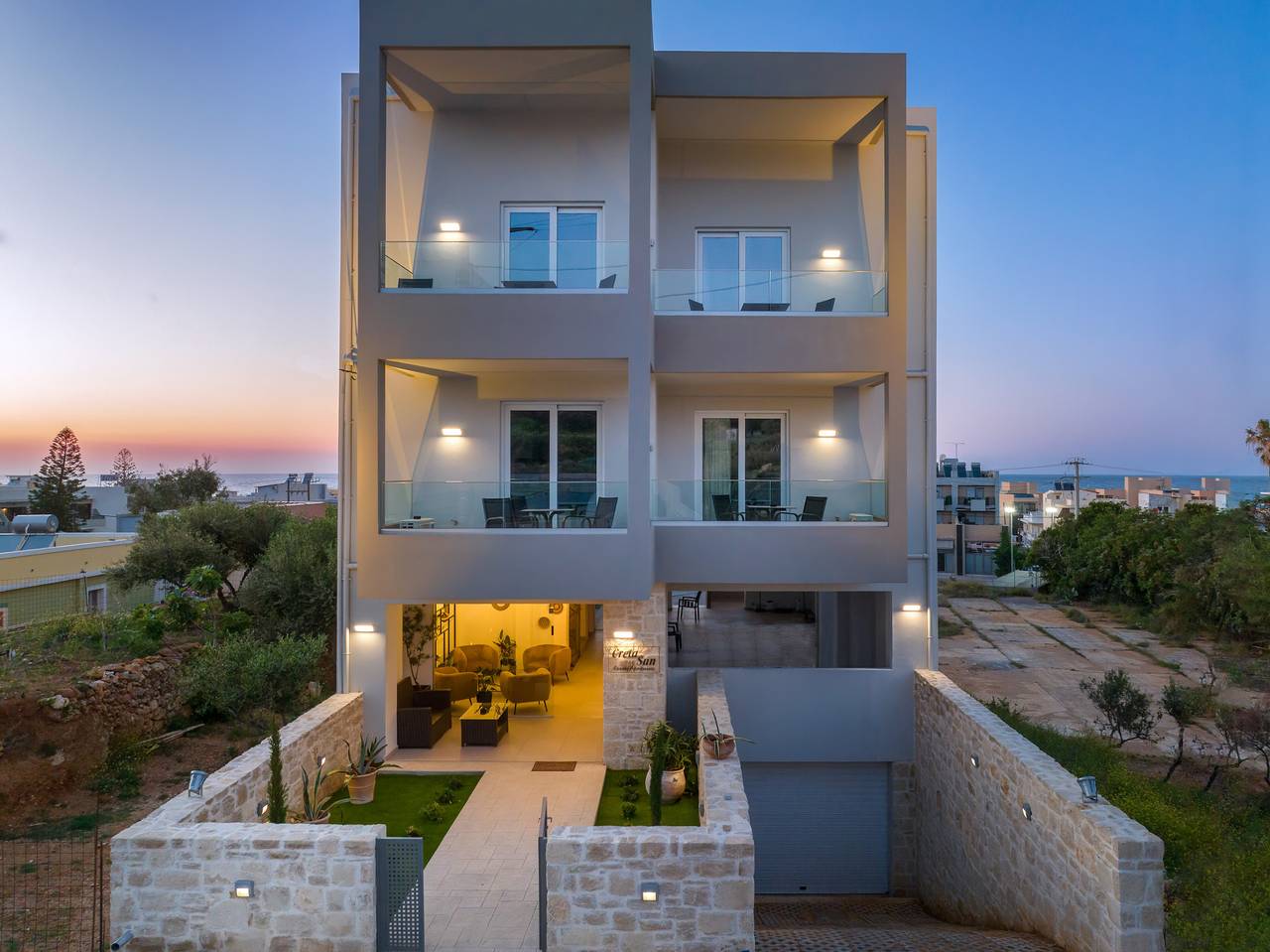 Ganzes Studio, Creta Sun, 102 Studio City View in Rethymno (Stadt), Rethymno und Umgebung