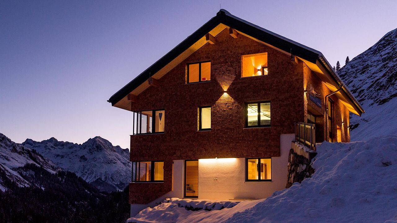 Geheel vakantieappartement, Vakantieappartement voor 6 personen met terras in Warth, Bregenzerwoud