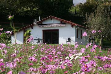 Gîte pour 5 personnes, avec piscine ainsi que jardin et terrasse, animaux acceptés en Pyrénées-Atlantiques