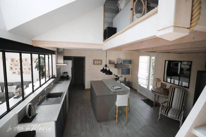 Maison de vacances pour 4 personnes, avec jardin
