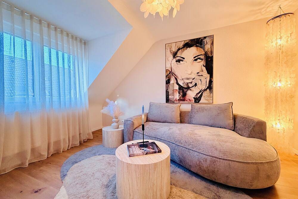 Entire apartment, Stay & Style - Sand beige apartment, completely new in Karlsruhe, Rhine Plain