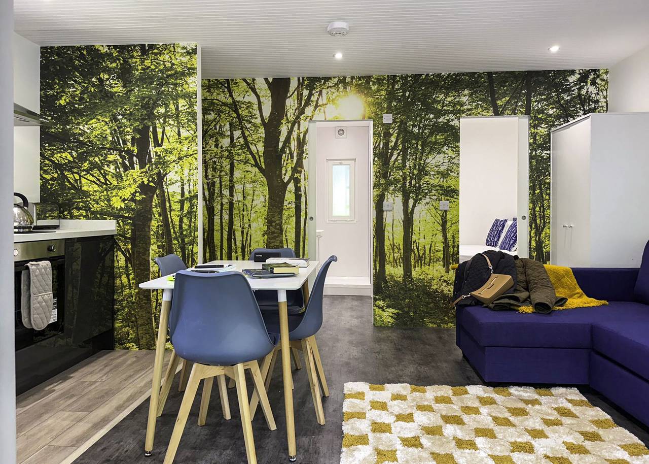 Floating Lodge in Longleat Forest, Wiltshire