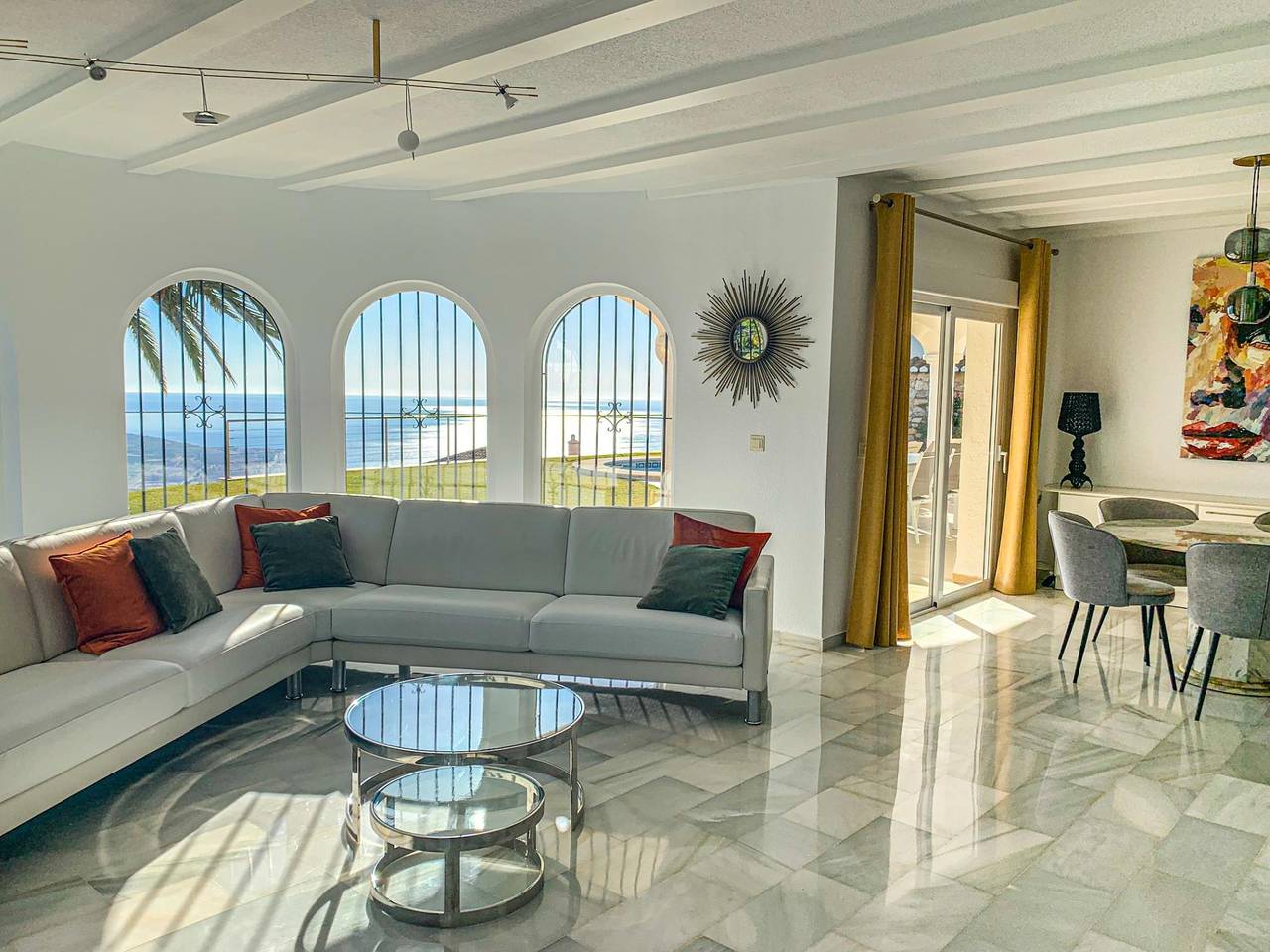 Luxuriöse Villa mit Meer- und Sierra Nevada in Monte de los Almendros, Salobreña
