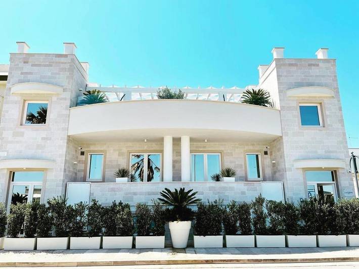 Ferienhaus für 4 Personen, mit Terrasse und Garten sowie Sauna in Torre Canne