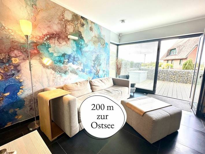 Ferienhaus für 4 Personen, mit Sauna und Terrasse, mit Haustier