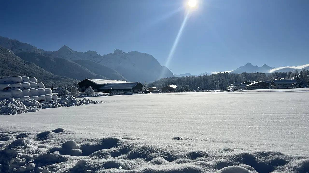 Ganze Ferienwohnung, Ferienwohnung für 2 Personen (44 m²) in Krün in Krün, Bayerische Alpen