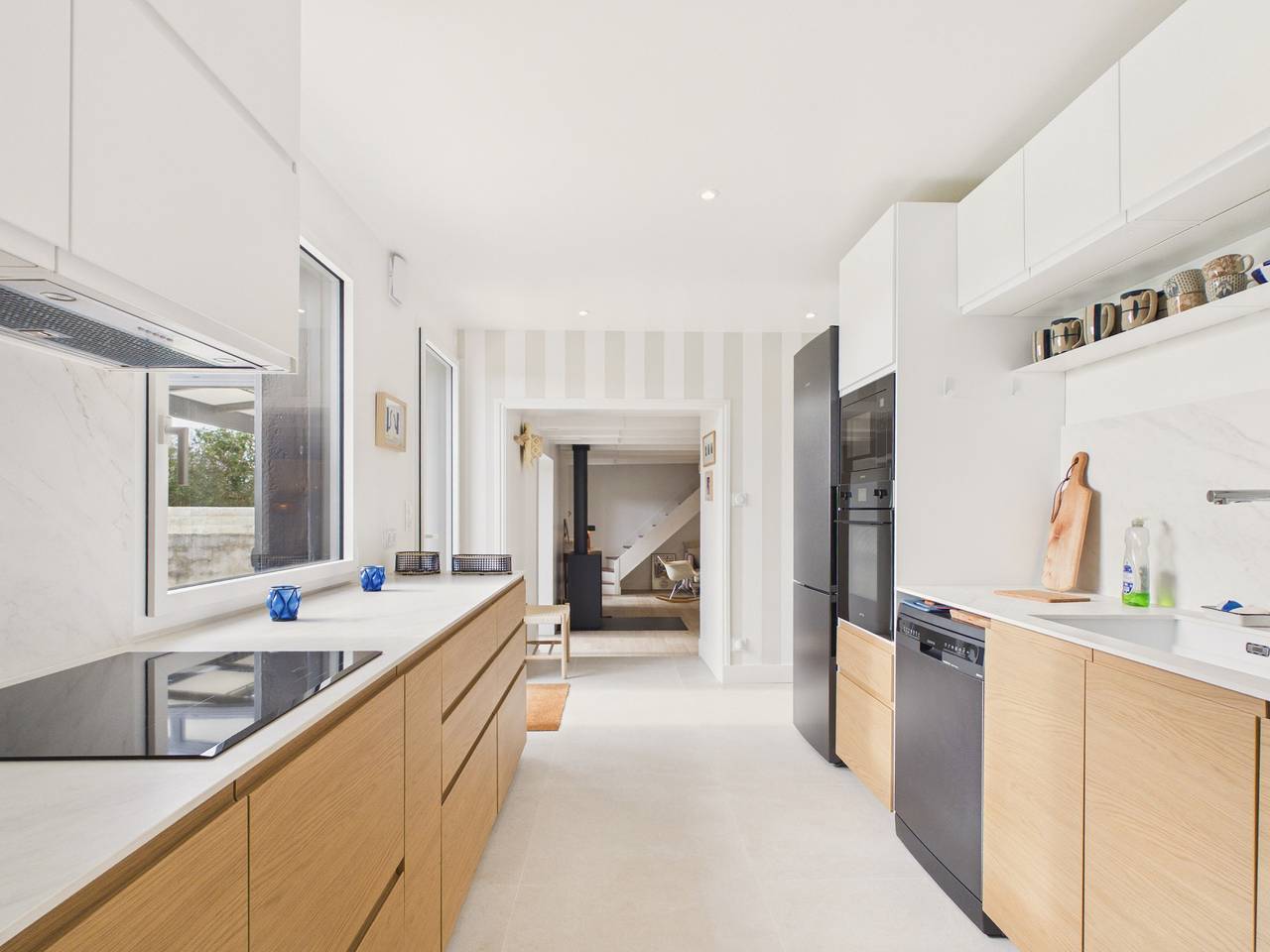 Plage à 300 m, maison pour 7, jardin et véranda in Lilia, Plouguerneau