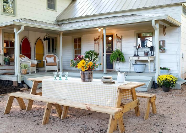 Barn for 7 people, with yard in 