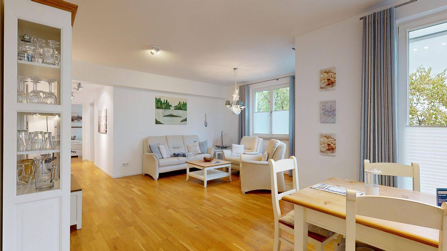 Appartement entier, Exklusive Ferienwohnung mit Garten und Terrasse in Strandnähe im Ostseebad Binz. in Ostseebad Binz, Binz
