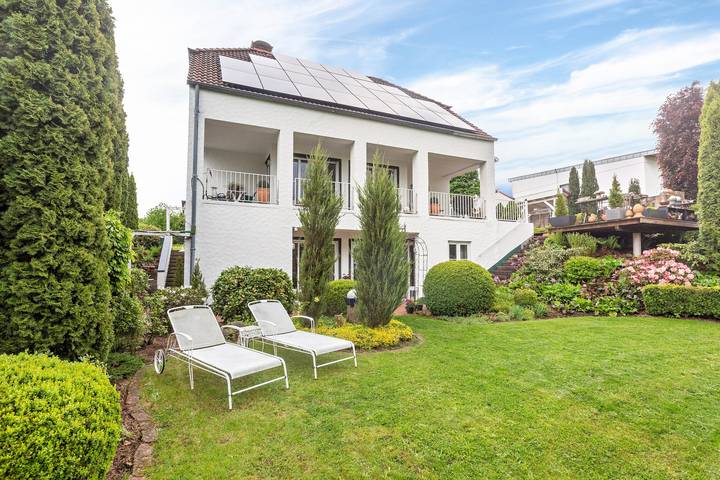 Ganze Wohnung, Ferienwohnung Antonia am Kurpark mit privater Terrasse, Garten und Wlan in Herbstein, Vogelsberg Region